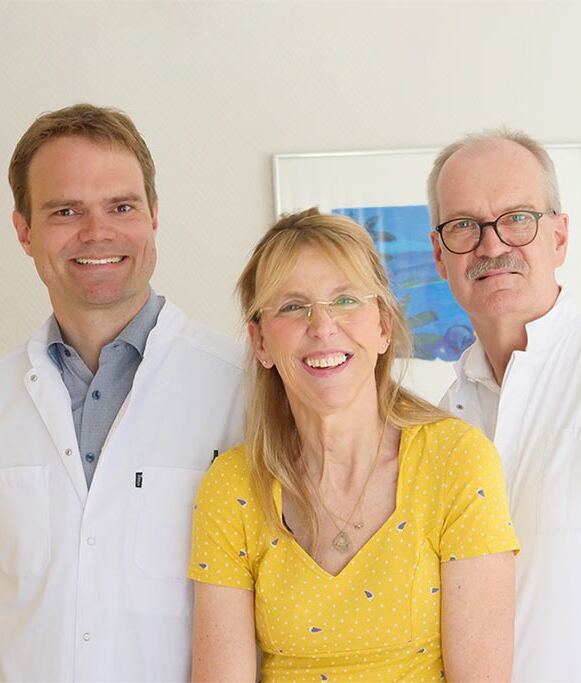 Ärzteteam Gemeinschaftspraxis-Lahnstein: Hans-Jörg Schmitz Junior, Dr. Inka Edelman, Dr.med. Hans-Werner Schmitz